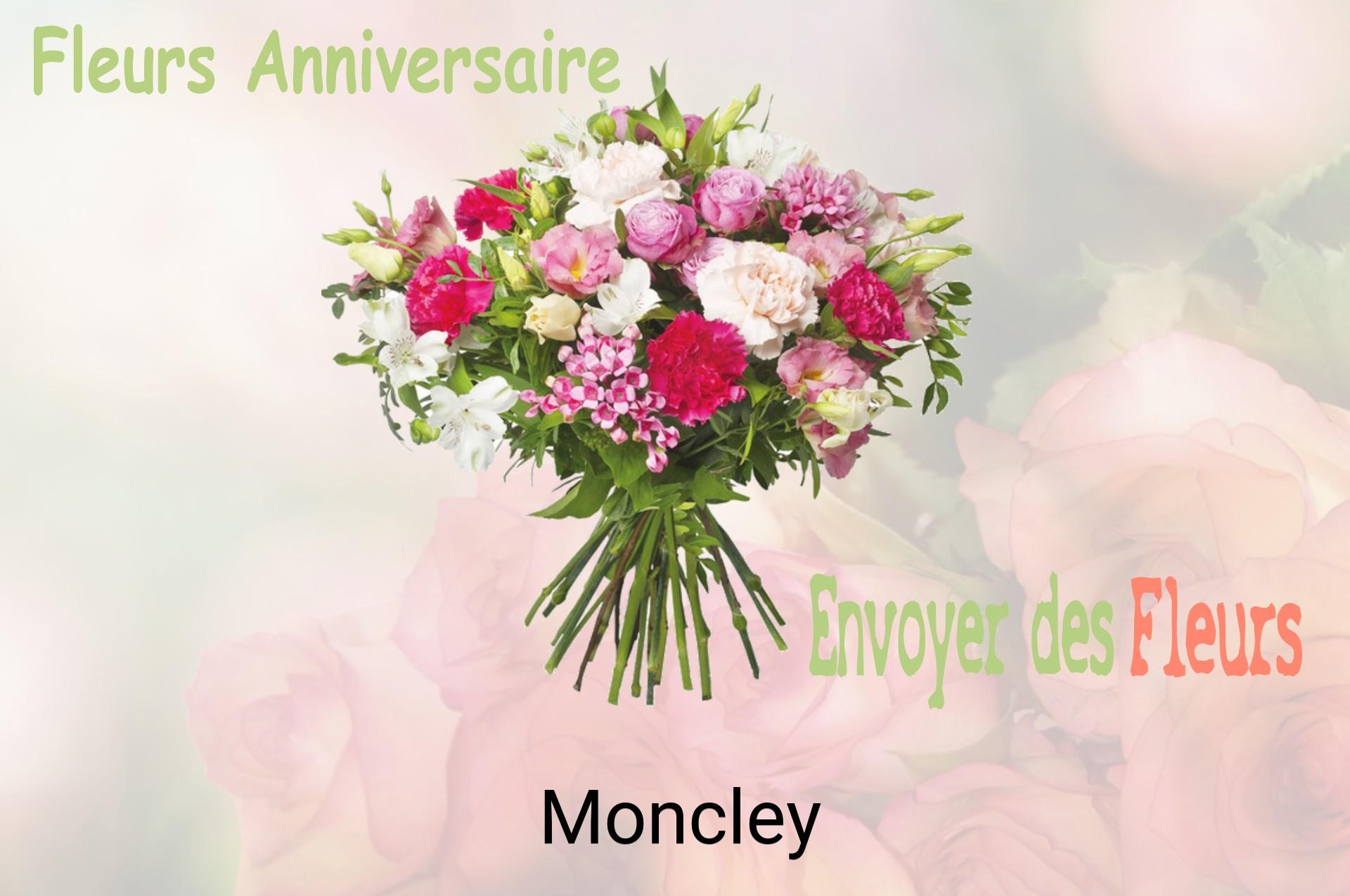 Bouquet de fleurs d’anniversaire livré à Moncley